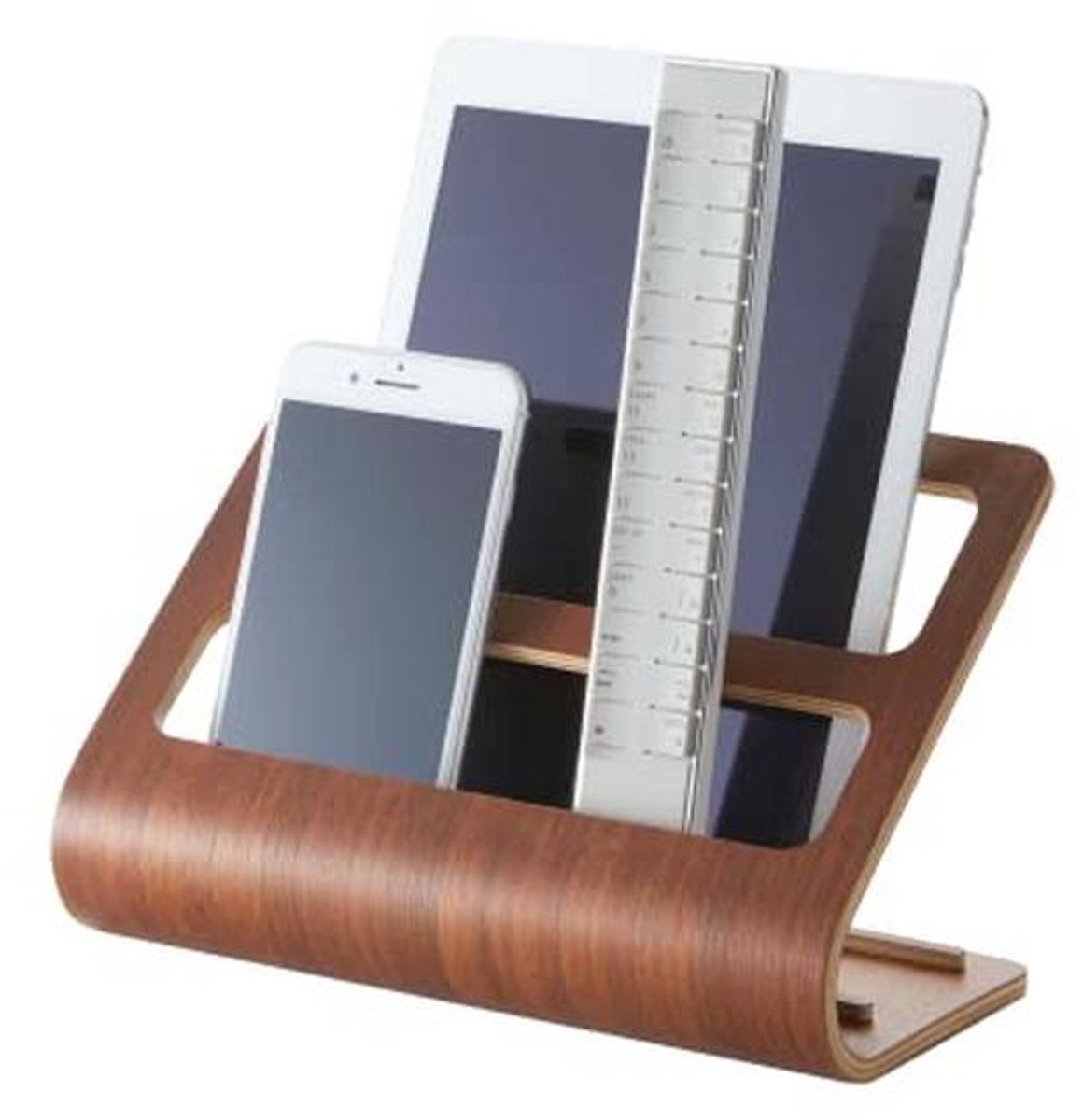 Hou je tablet en afstandsbedieningen georganiseerd met deze stijlvolle houder