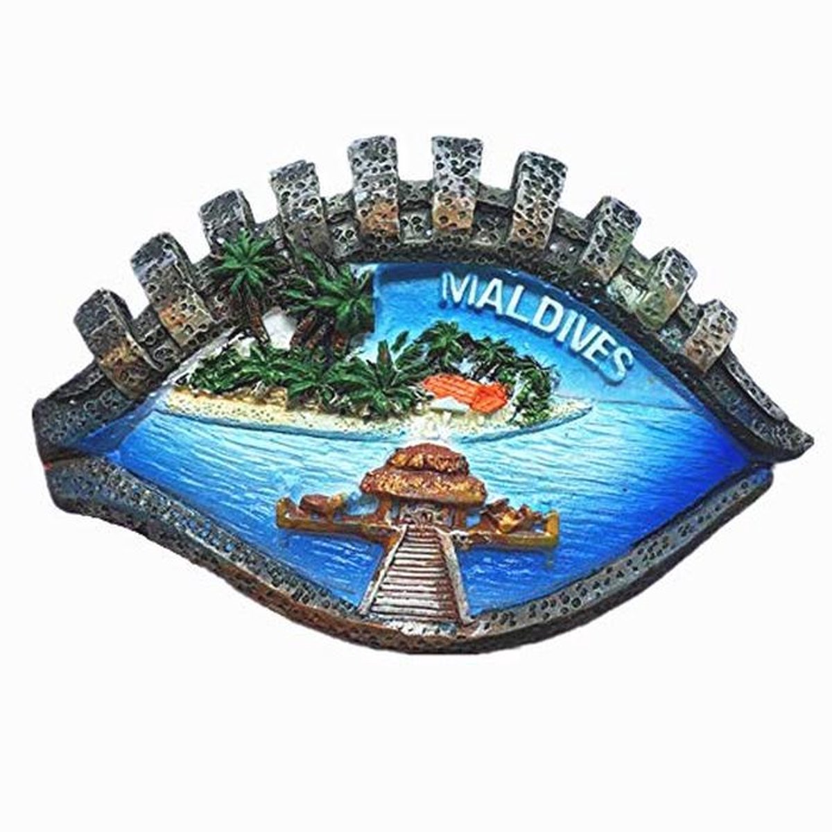 3D Souvenir Koelkastmagneten uit Malediven - Thuisdecoratie