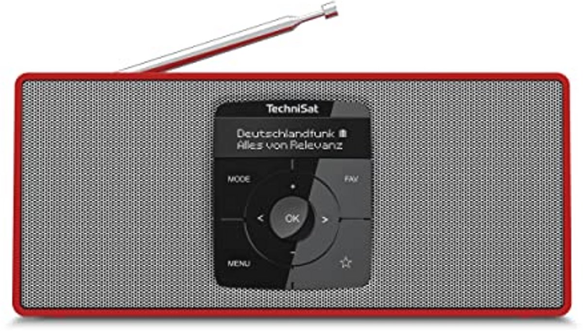 Draagbare DAB+ Stereo Radio met Accu - Bluetooth, OLED Display, en FM Ontvangst