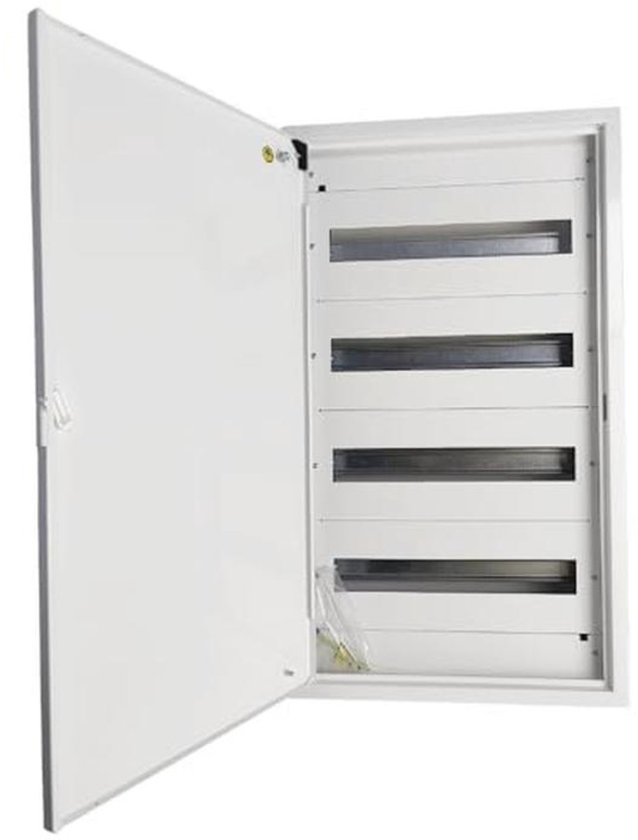 Opbouwverdeelkast met metalen behuizing voor 72 modules - IP30 - IK07 - Geschikt voor huisinstallatie