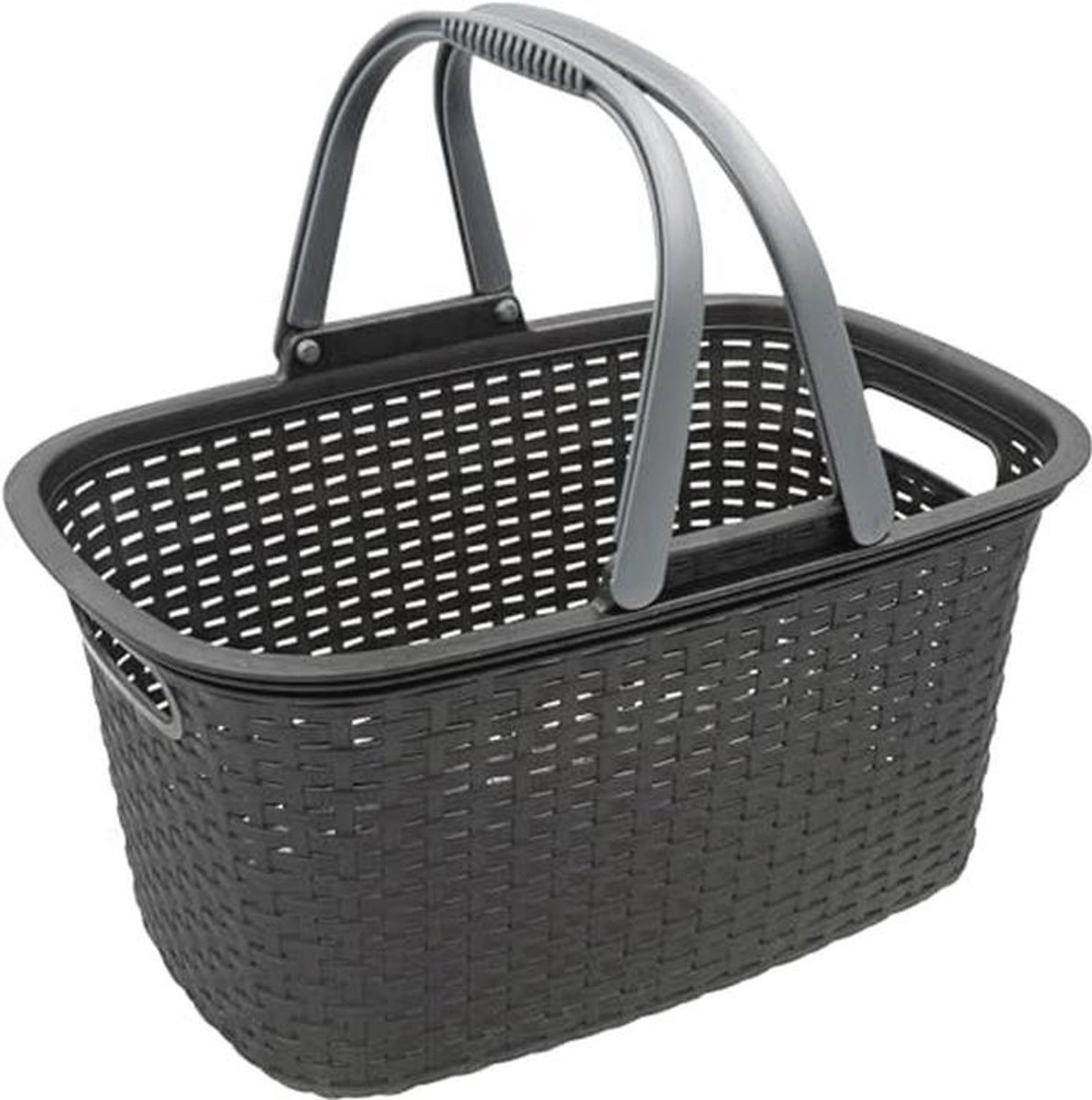 Grote Draagmand Rotan-Look 18 Liter - Perfect voor Boodschappen