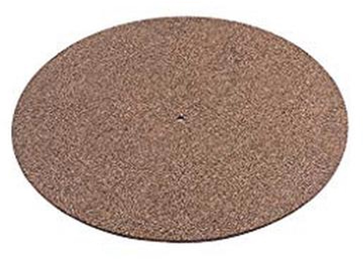 Draaitafel Platter Mat Antistatische Kurk & Rubber Slipmat voor LP Vinyl