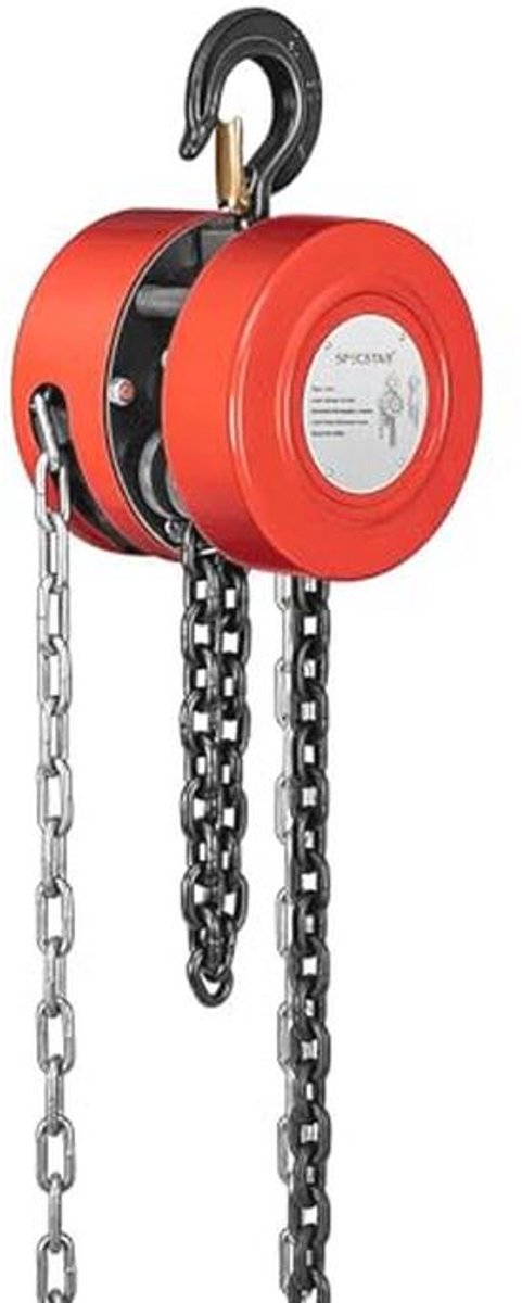 Handmatige Kettingtakel met 1250 kg Capaciteit en 3m Hefhoogte
