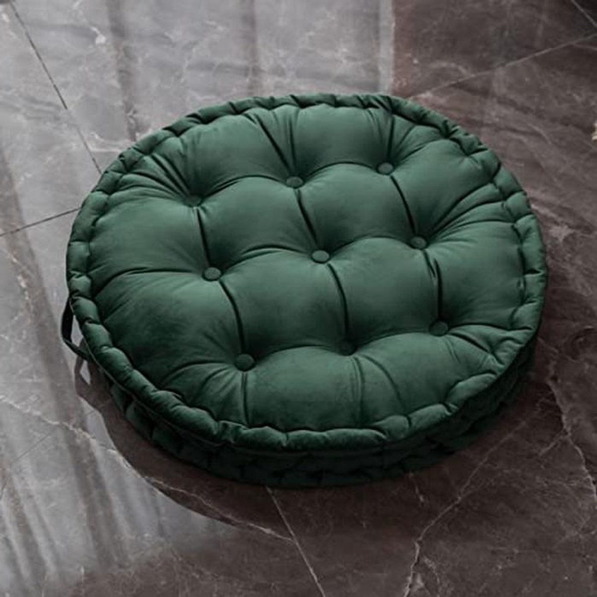 Rond Vloerkussen Effen Kleur voor Woonkamer, Slaapkamer, Yoga en Meditatie - 60cm