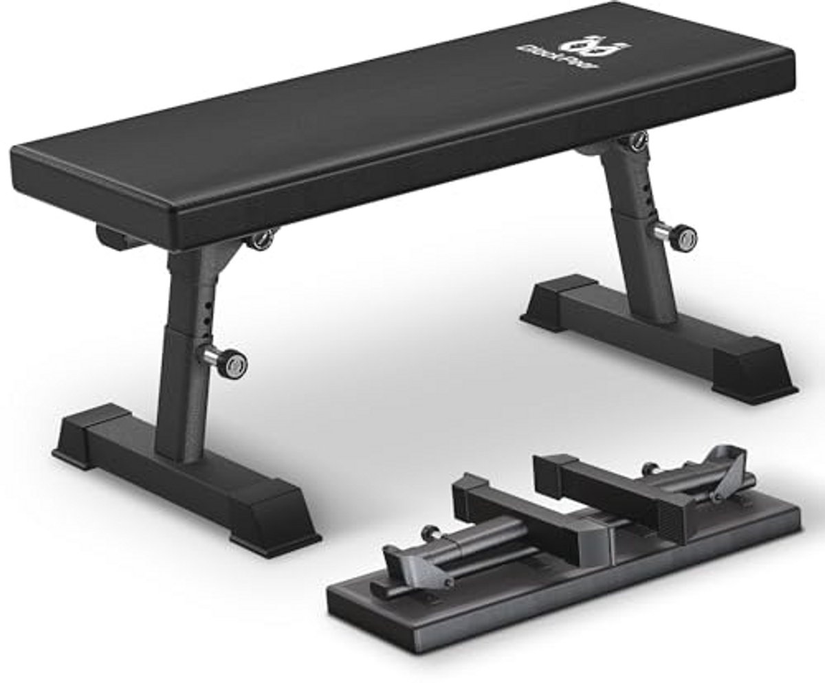 Opvouwbare Halterbank 1300 kg - Verstelbare Trainingsbank voor Krachttraining en Buikspieroefeningen