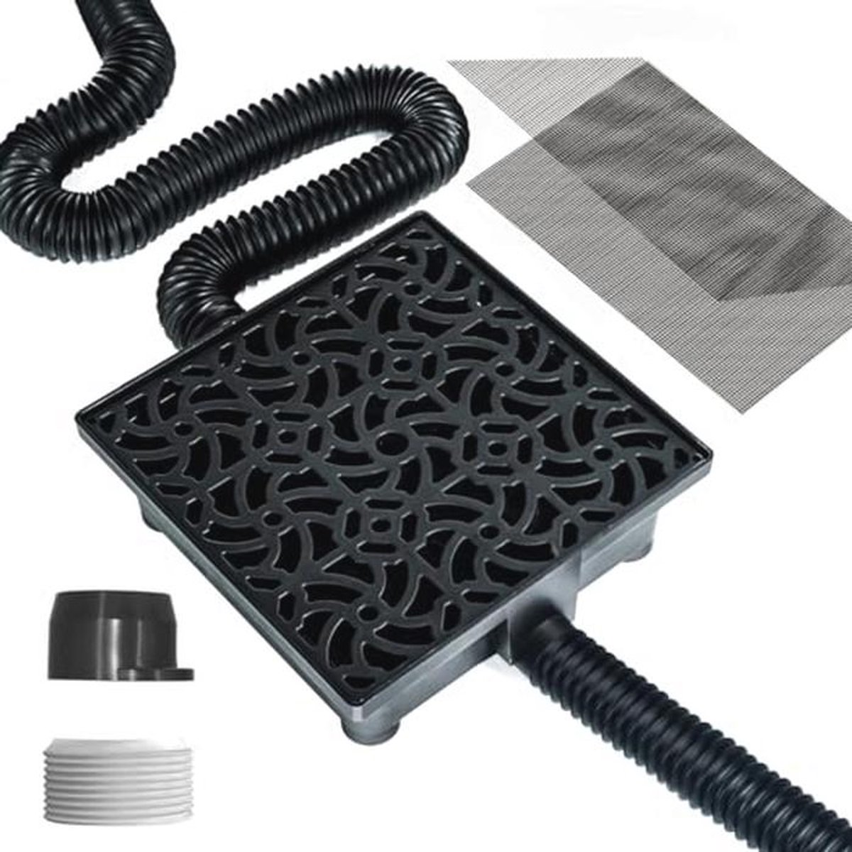 Gootafwateringsuitbreidkits met Dabarze Buis en Laagprofiel Afwateringsverlenging voor Bescherming van Fundamenten