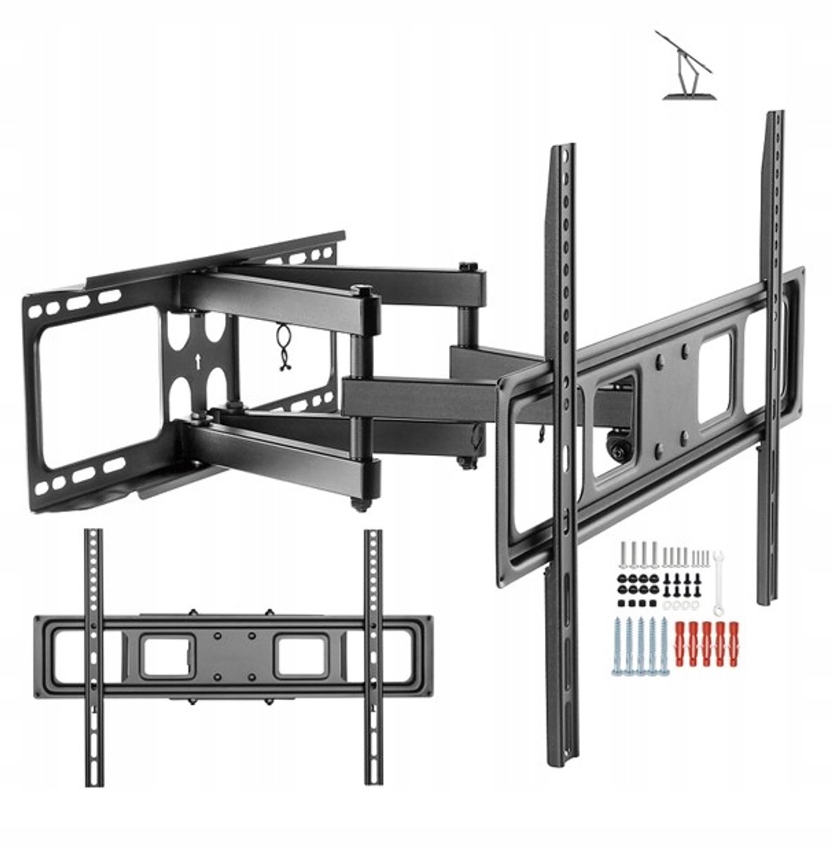 Draaibare TV-muurbeugel voor 55 inch LG TV - Sterk & Stabiel