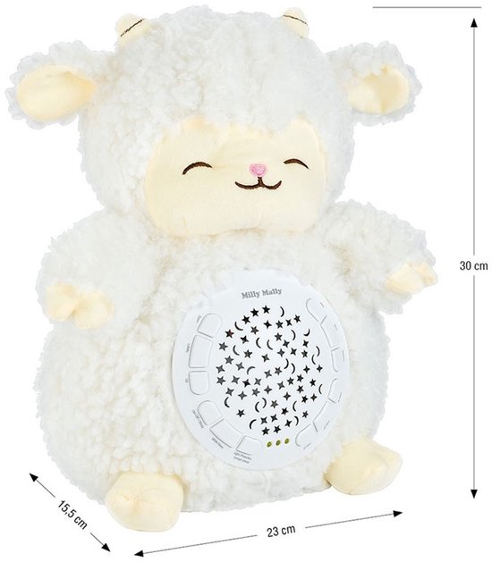 MILLY MALLY - pluche schaap met projector van Milly Mally — afbeelding 3