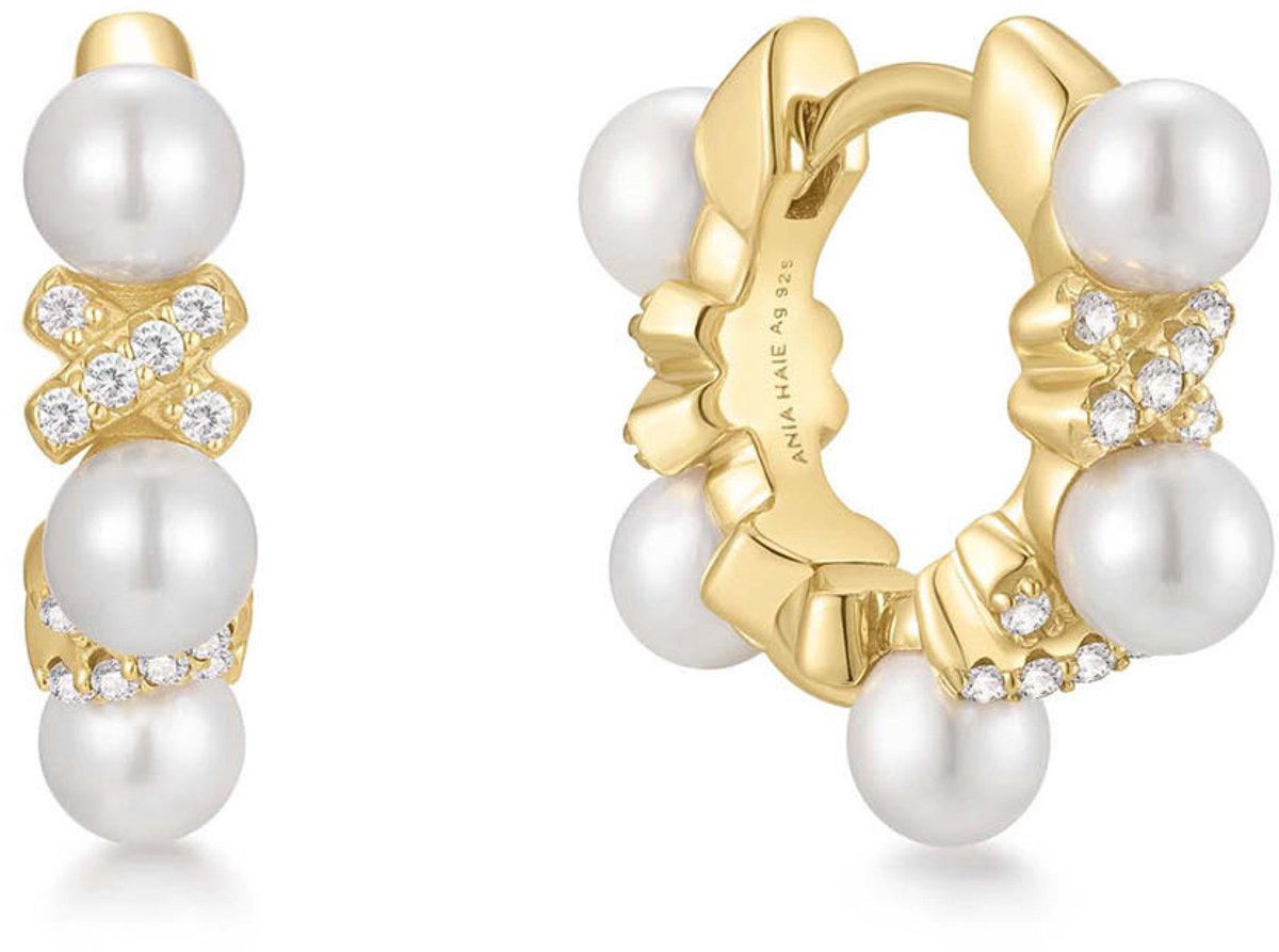 Ania Haie AH E069-07G Reimaginer Dames Oorbellen - Oorringen