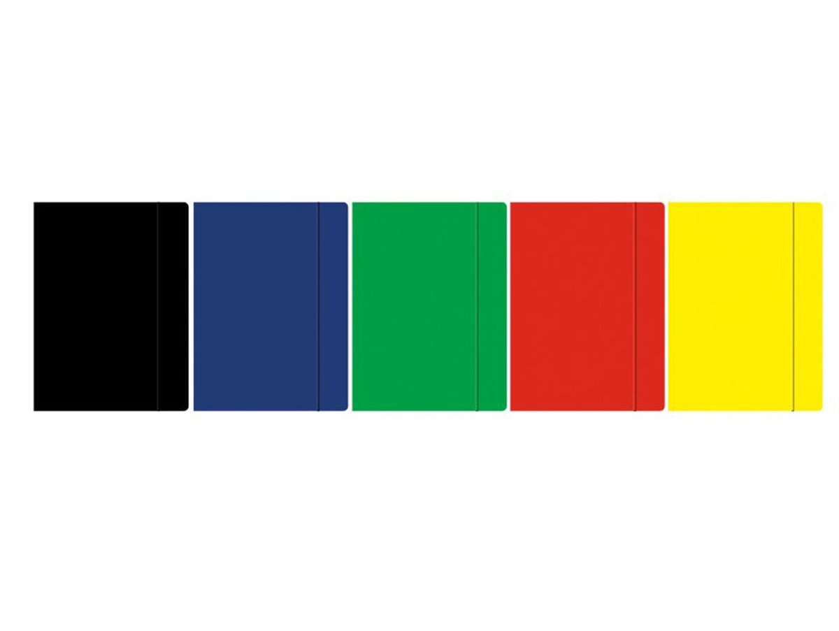 Rexus A4 Kaart met Elastiek - Mix Kleuren