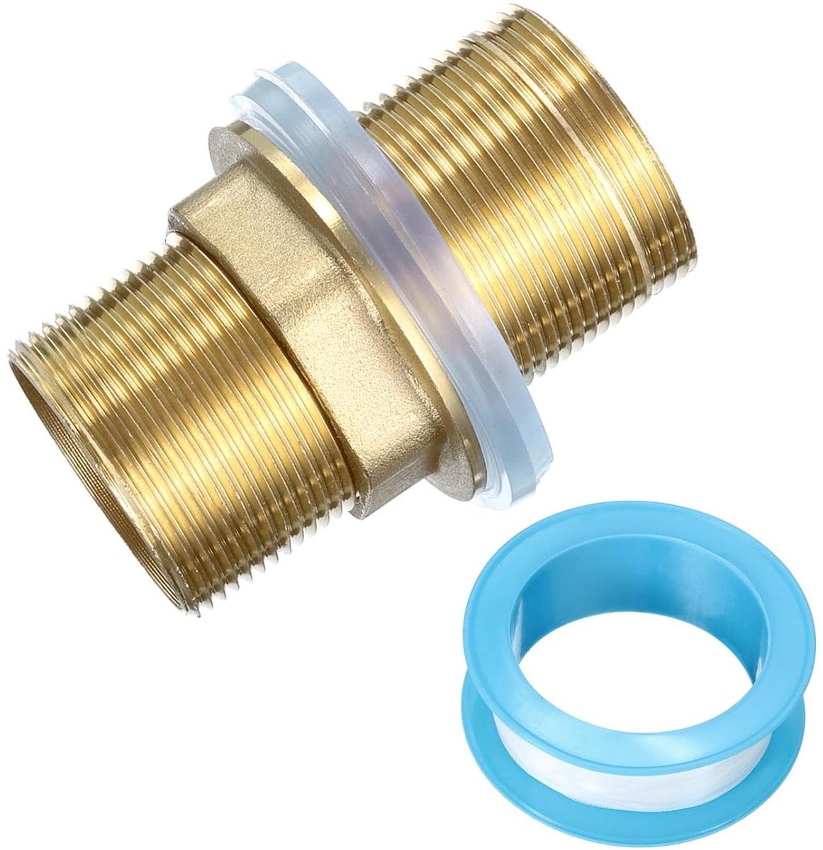 Provento - Verlengstang messing kraan montage 5,8 cm - Hoge voet gouden afdichting
