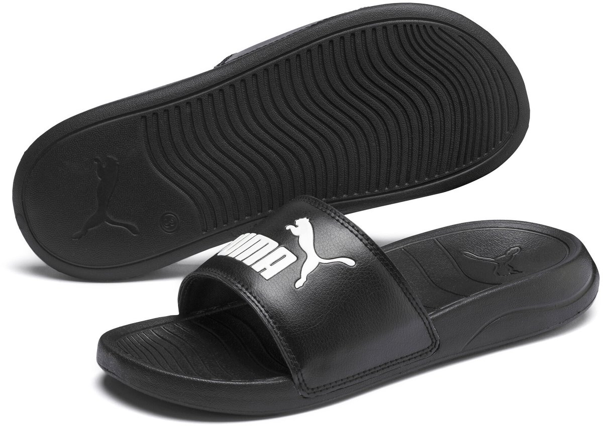 PUMA Popcat 20 Jr Unisex Slippers PUMA -PUMA Zwart