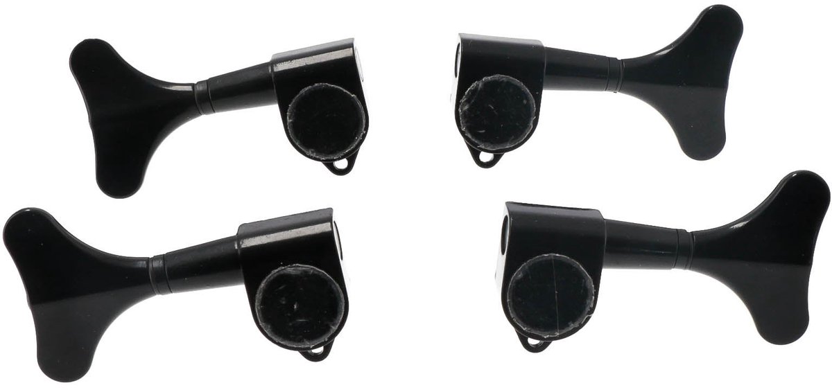2x2 stemmechanieken voor basgitaar black Fazley 10552