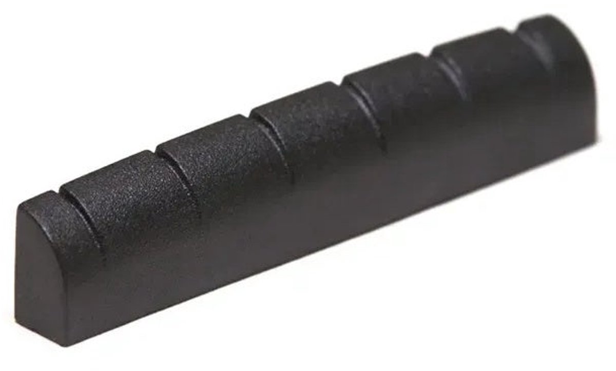 Graph Tech PT 6134 00 Black TUSQ XL Slotted Guitar Nut 1 3/4" Lang Akoestisch/Elektrisch Rond Plat