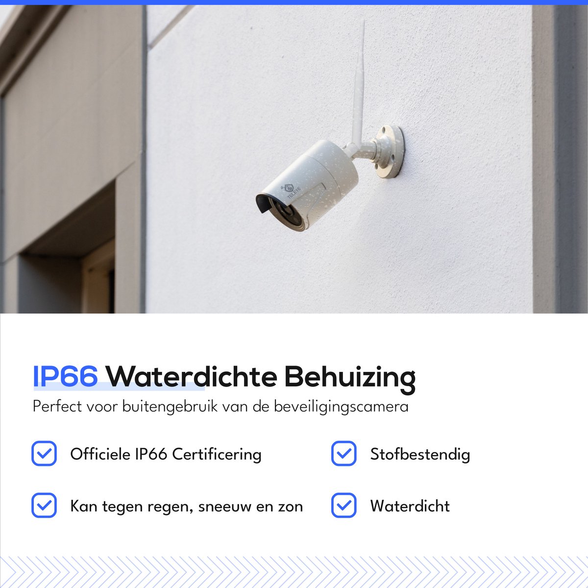Teceye Compleet Camera Beveiliging Set met 1x Wifi IP Camera - CCTV Camerasysteem - Beveiligingscamera binnen - Wifi Beveiligingscamera Set Buiten - Beveiligingscamera - Beveiligingscamera buiten - Beveiligingscamera Draadloos buiten – foto 7