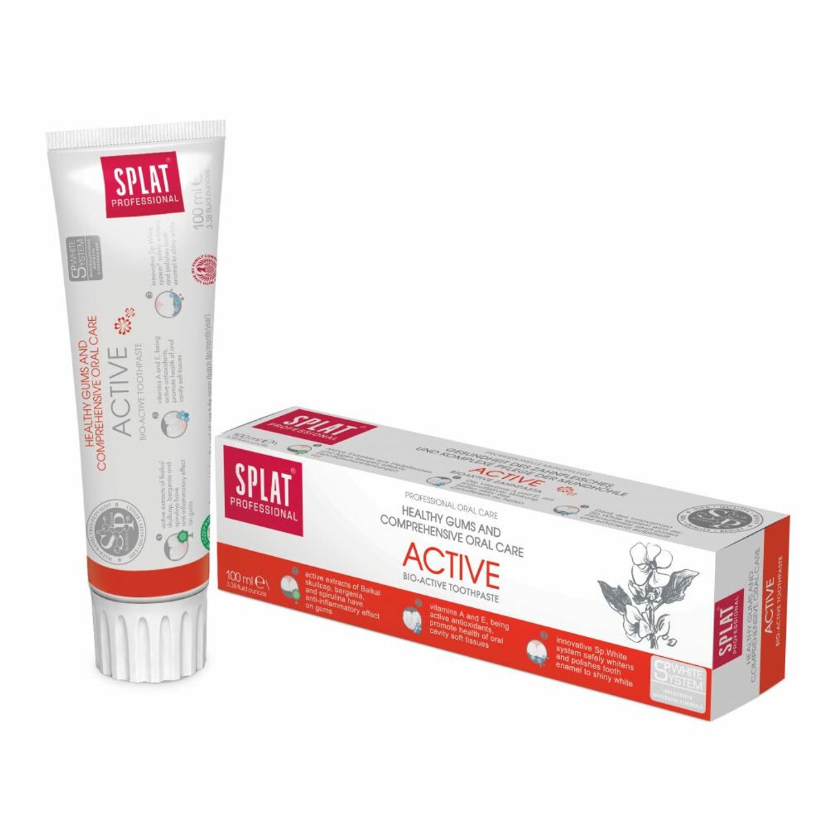 Splat Tandpasta Professional Active - 2 x 100 ml - Voordeelverpakking