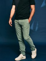 McGregor Chino Corduroy Lichtgroen - Maat W 32 - L 34 - Heren - Ribstructuur - Volwassen mannen