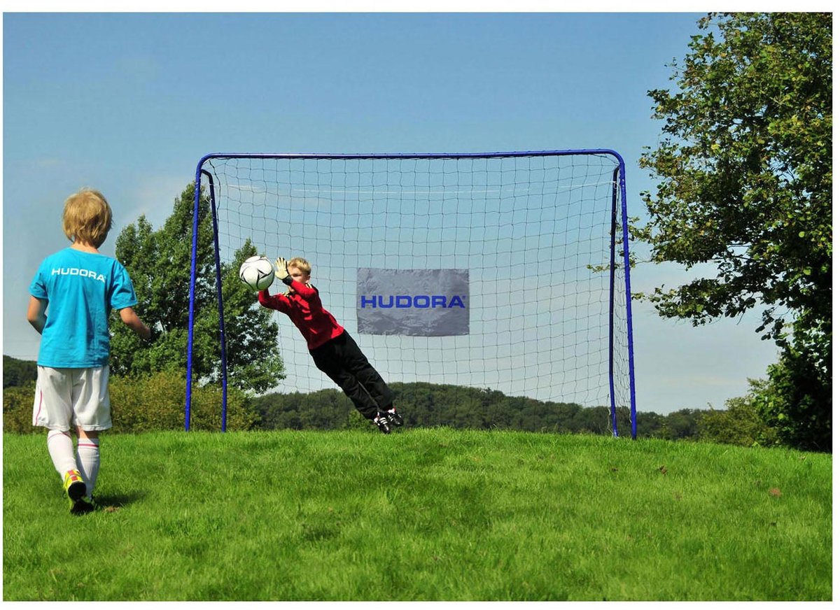 Hudora Voetbaldoel XXL - 300x205x120cm — afbeelding 10