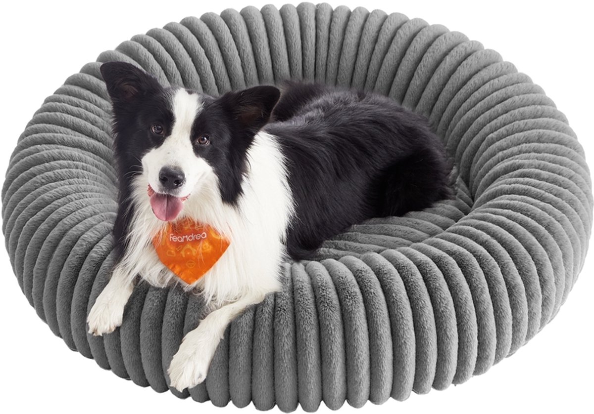 Hondenmand – Wasbaar – 100 cm diameter – Duifgrijs