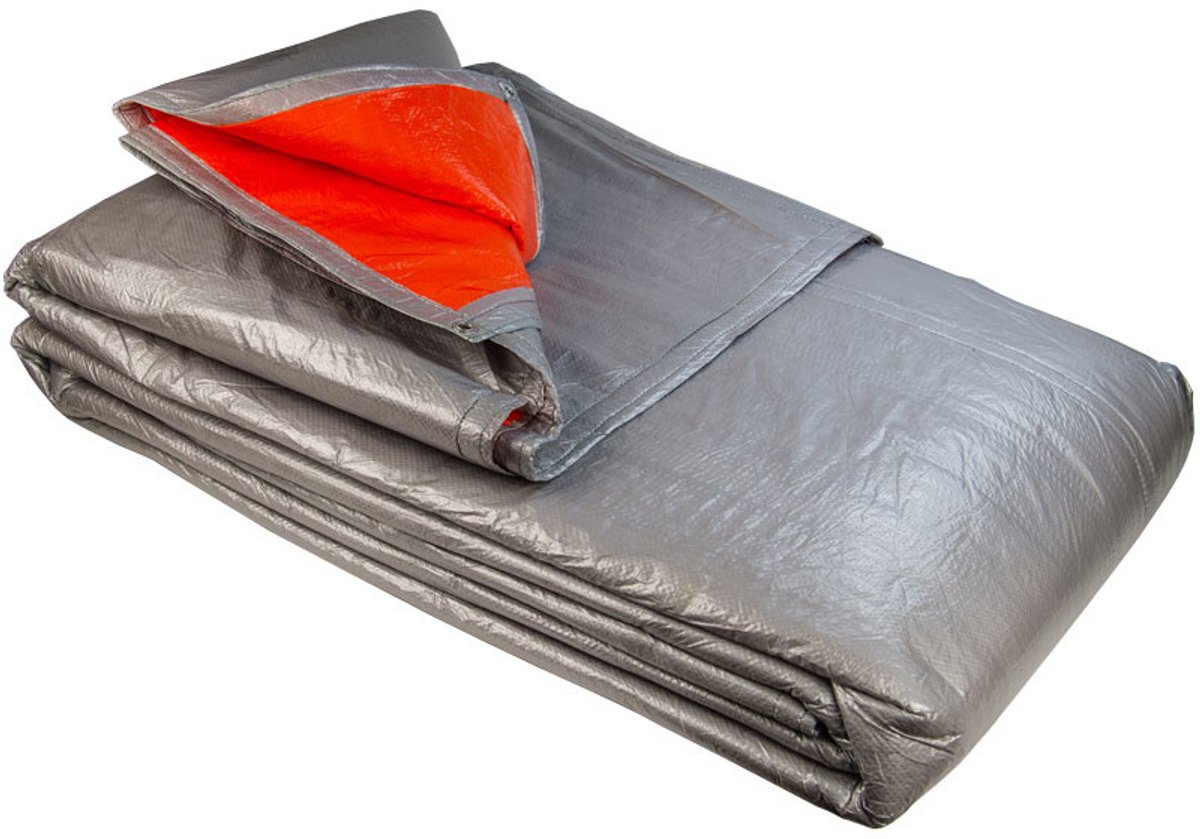 Isolatie dekzeil 4x6 foam 250gr oranje (3,66x6,10m)