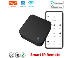 Tuya Smart - IR Afstandsbediening - Stemgestuurd Alexa - Universeel Vervanging - Smart Home - Voor Slimme Gebruikers - Model SmartLife