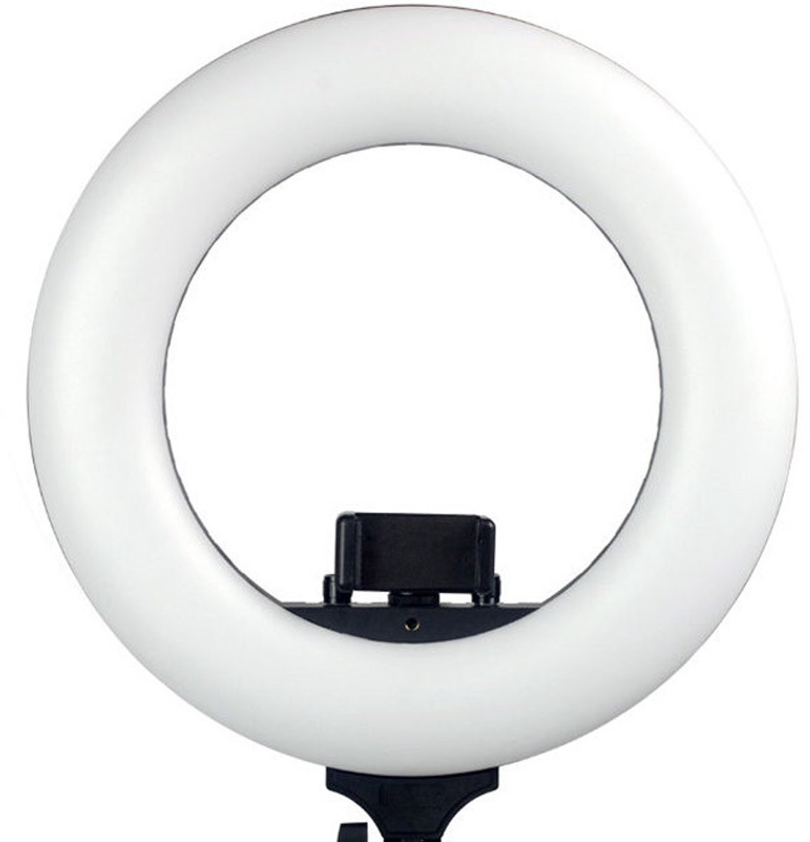 Caruba Round Vlogger 12 inch LED set met tas - Black