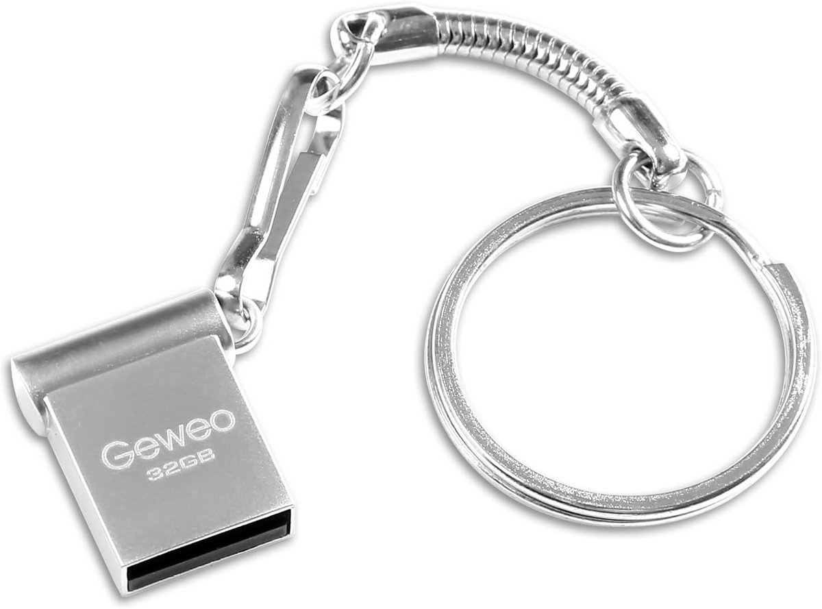 32GB USB 2.0 Stick Mini Metalen USB Flash Drive - Waterdicht en Draagbaar