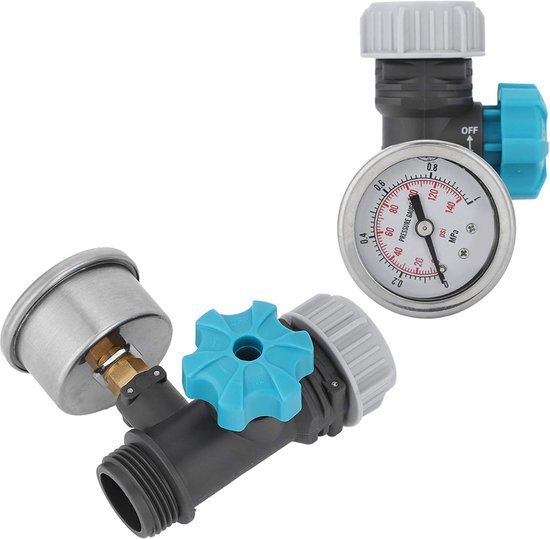 Drukregelaar met Manometer G3/4" - Verstelbare Waterdruk voor Tuinslang en Sproeier — afbeelding 2