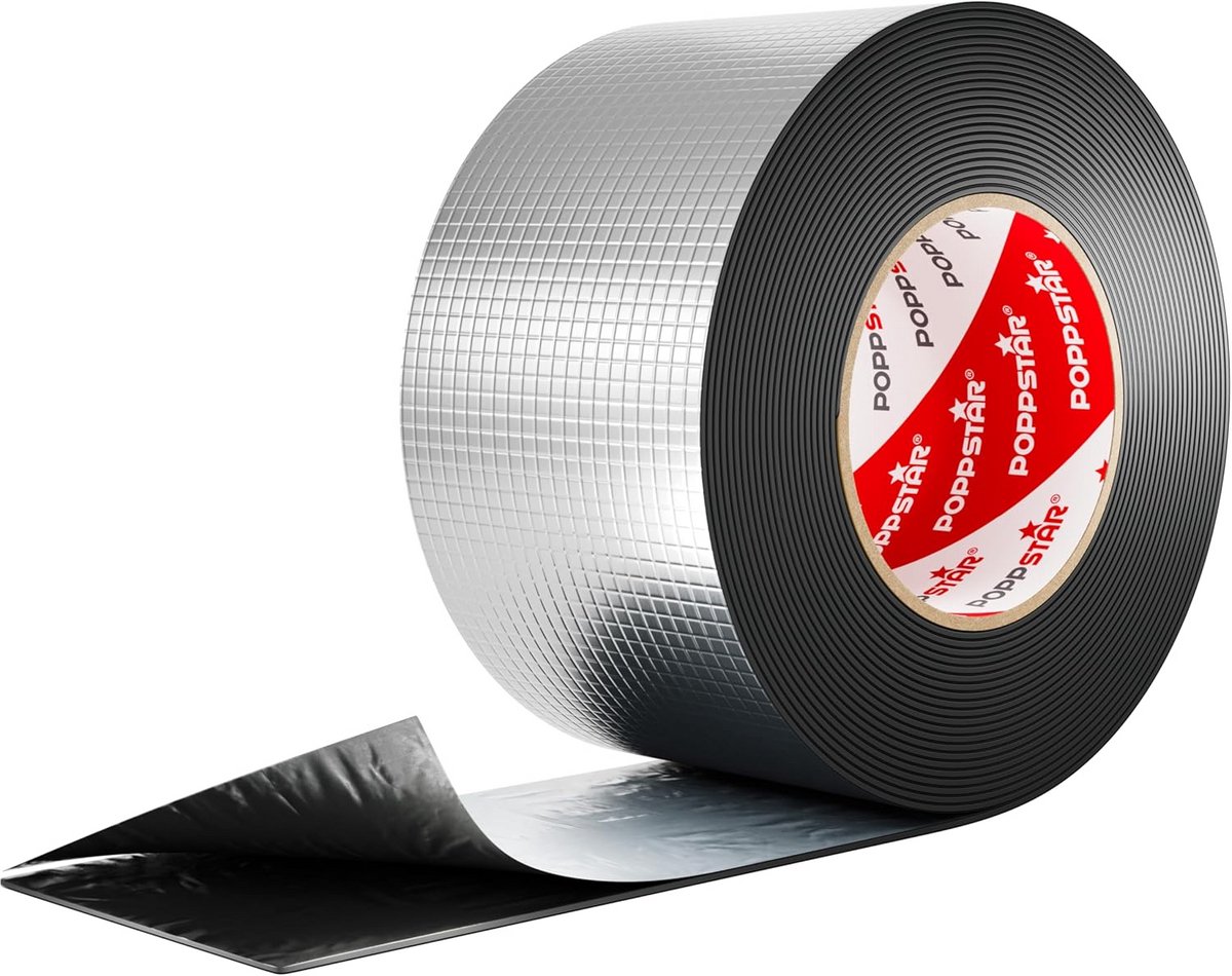 Sterke Zelfklevende Aluminium Afdichtingsband Kneedbaar - 10m x 75mm