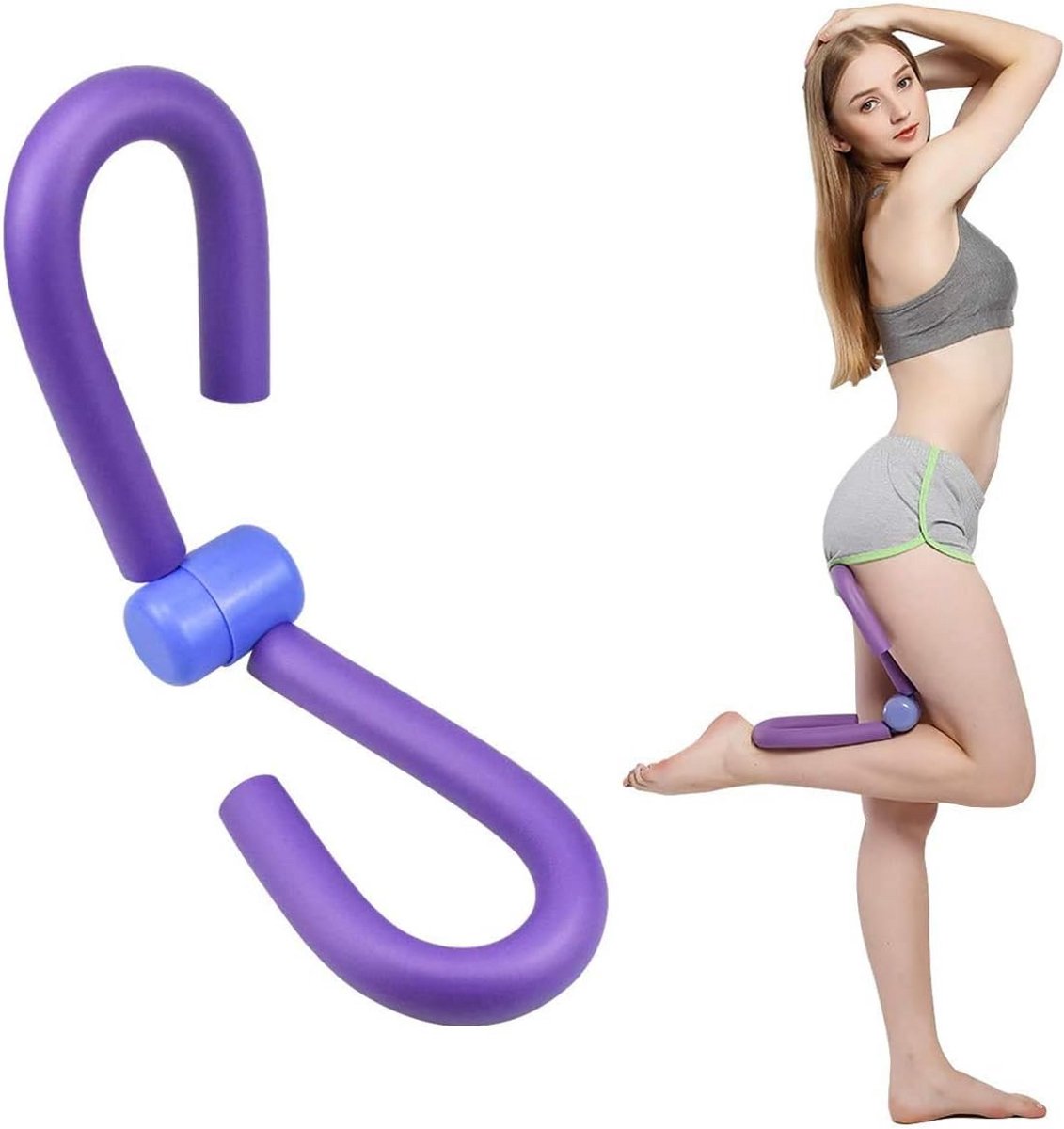 Multifunctionele Dijbeen-, Arm- en Bilspanner voor Thuistraining en Yoga