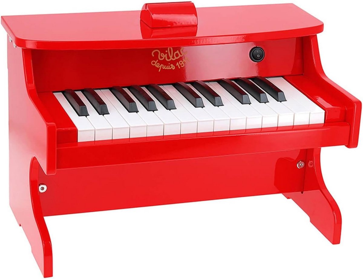 Speelgoed Elektrisch Piano Rood voor Kinderen Vanaf 3 Jaar