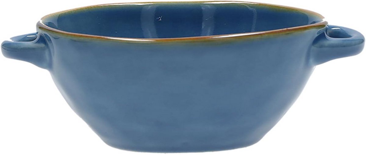 Soepkom met oren - Concert Blauw - Serviesgoed met Mediterrane Stijl