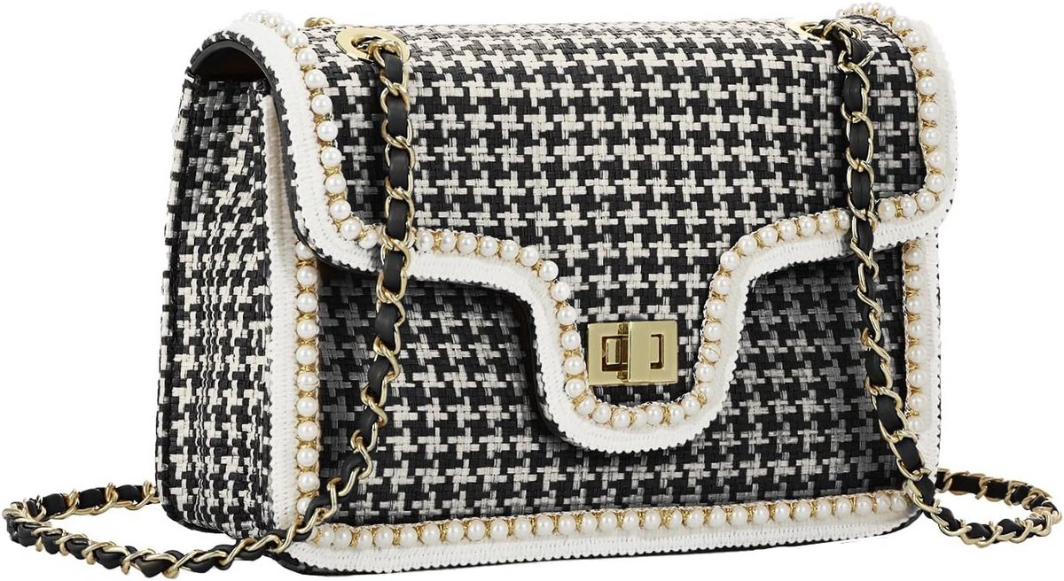 Elegante Schoudertas voor Dames van Stro - Perfecte Zomertas en Clutch