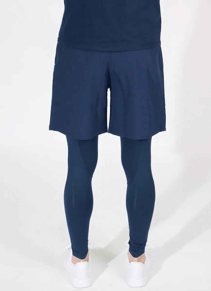Playerlayer Blitz Field-short voor heren, marineblauw 2xl - S