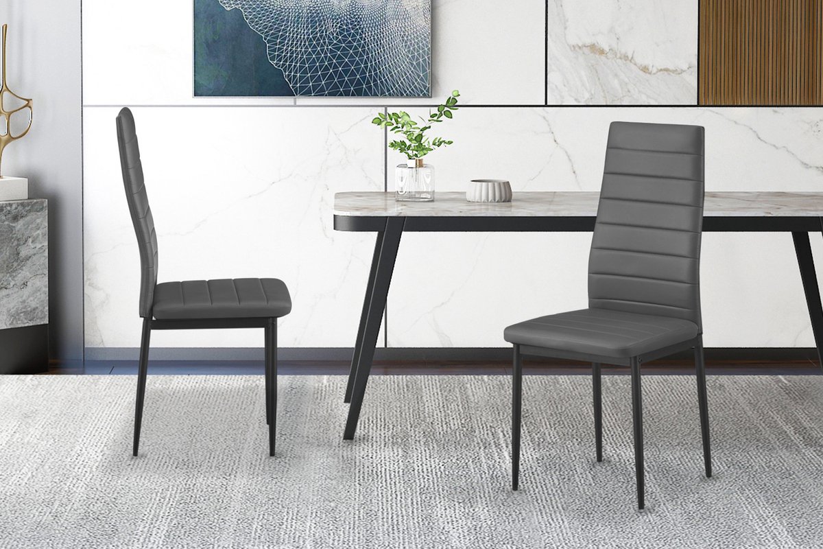 Stoel Kenzo | 41 X 48 X 96 Cm | Grijs