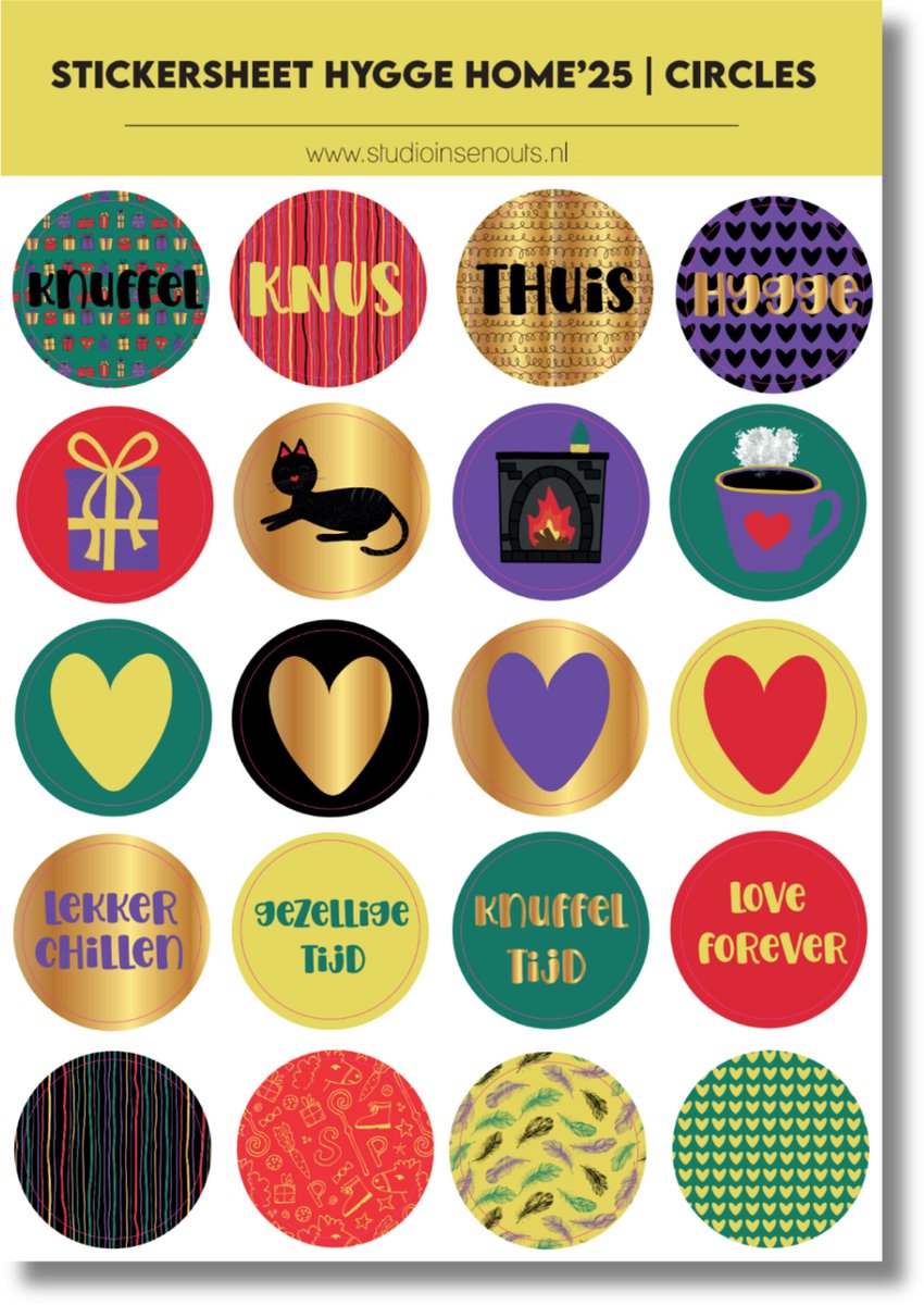 Stickervel Circles | Hygge Home'25