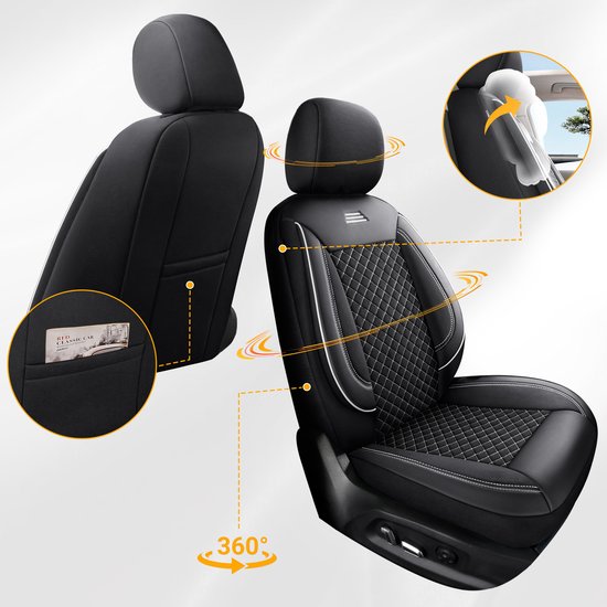 Autostoelhoezen, voor Ford Fiesta Mk7 2009-2017 waterdichte