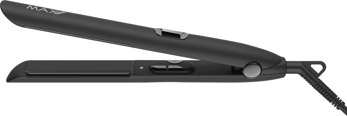 Max Pro Evolution Stijltang Zwart - Straightener - Dik haar