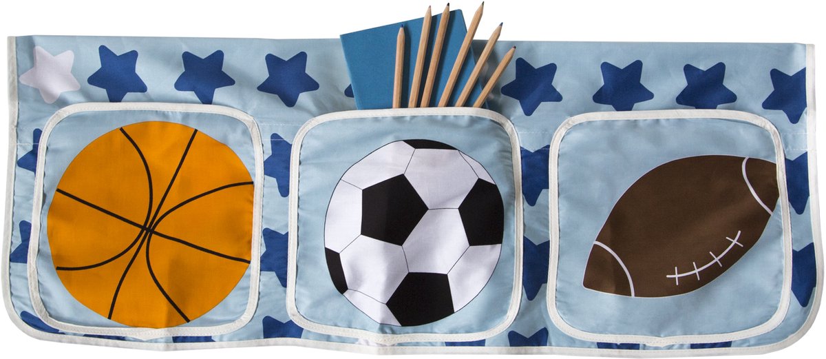 Homestyle4u Bedzak - Stoffen zak - Bedaccessoires - Zak voor Kinderbed