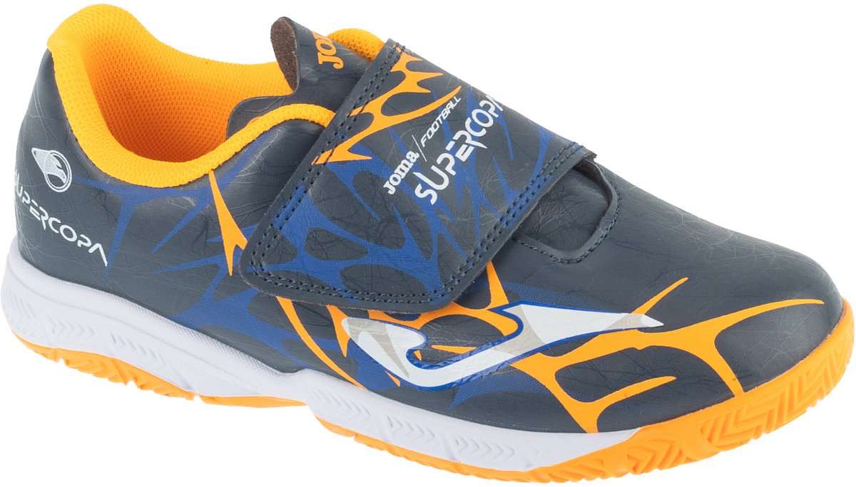 Joma Super Copa Jr 25 SCJW INV, voor een jongen, Marineblauw, Indoorschoenen, maat: 38