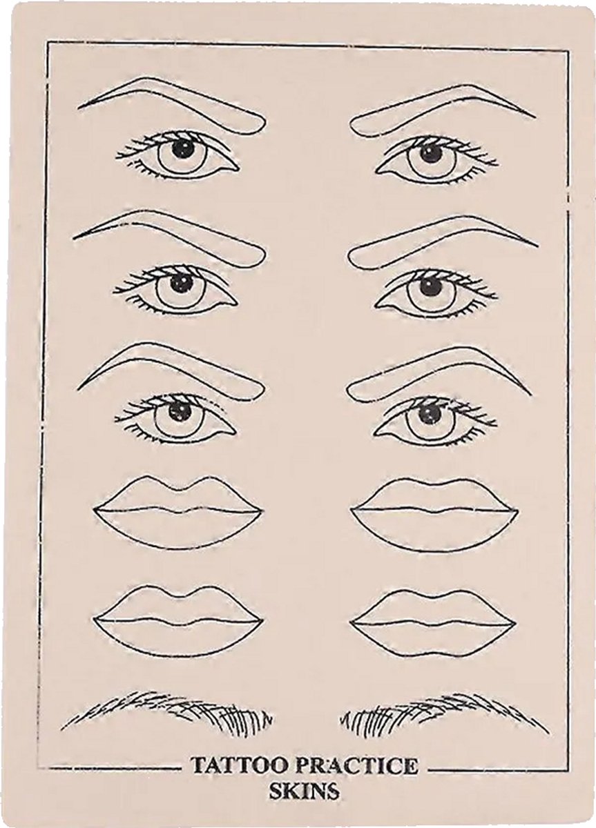 PMU Practice Skin – Professional Training Pad for Permanent Makeup