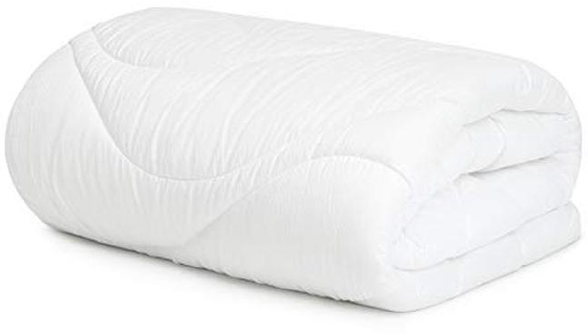 Ademend Zwaar Dekbed 155 x 220 cm - Voor het Hele Jaar - 350 g/m² Seersucker Microvezel