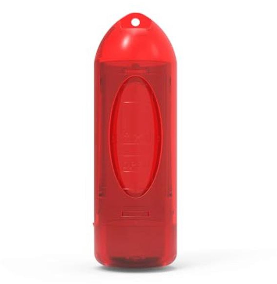 Lipstock Clear Red - Stevige Lichtgewicht Case voor Soft Tip Punten