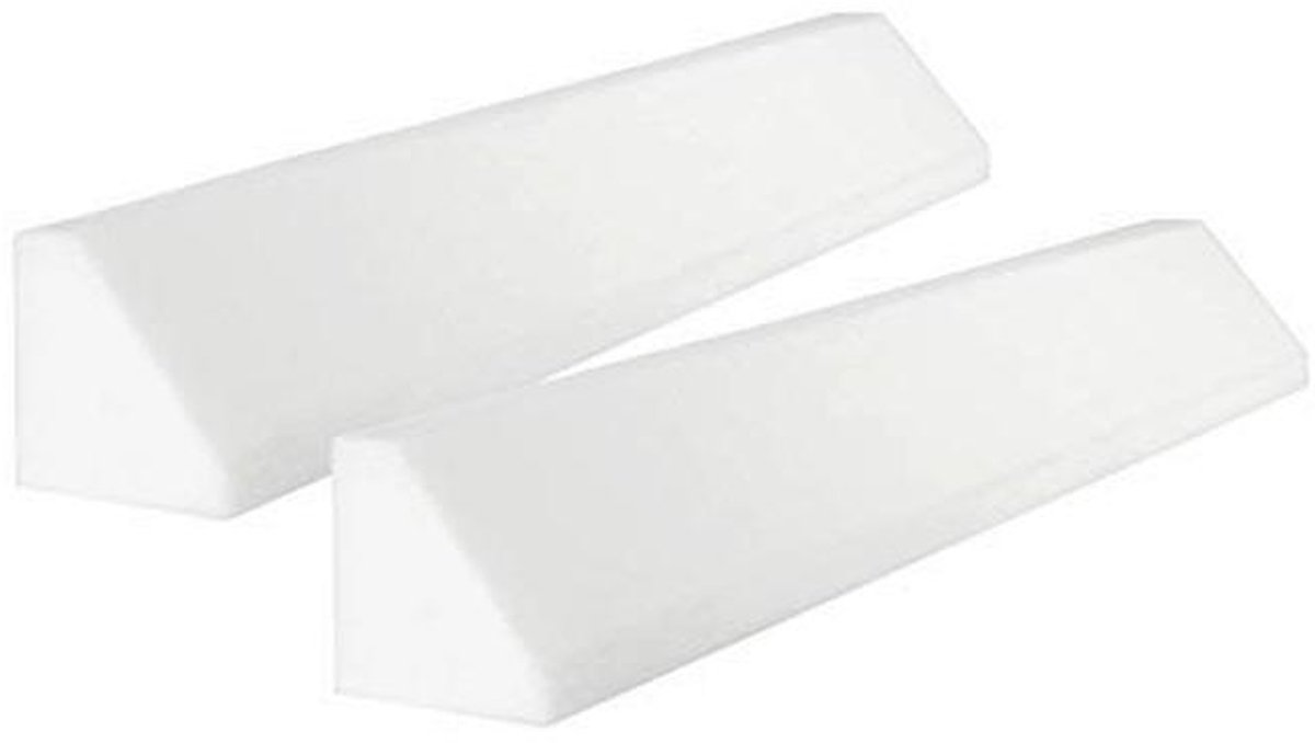 PEKITAS Montessori Bedhekje van schuimrubber, 2 stuks, lengte 120 cm