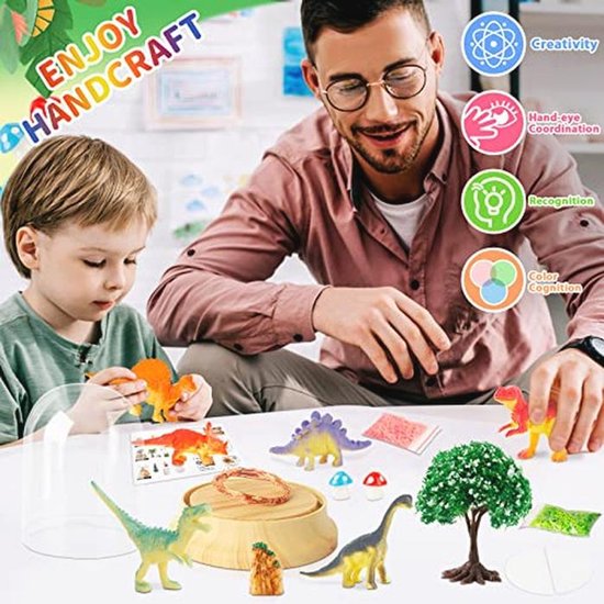 DIY Dinosaurus Nachtlampje voor Kinderen – Creatieve Knutselset voor Jongens — afbeelding 2