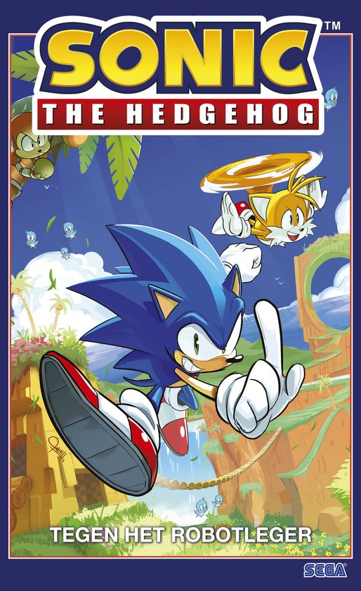 Sonic - Sonic the Hedgehog tegen het robotleger - cover