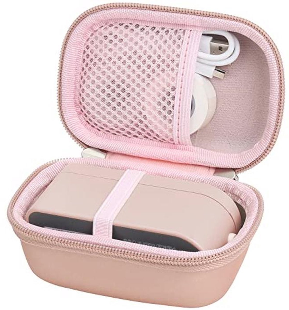 Harde Opbergkoffer voor MakeID Label Maker en Tape Accessoires - Rosé, S