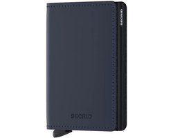 Slimwallet Secrid Matt Midnight Blue - Compacte Cardholder Portefeuille