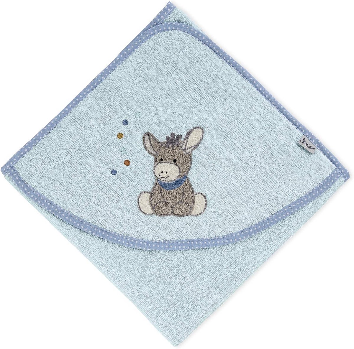 Baby badhanddoek met capuchon, sneldrogend, 100% katoen