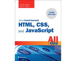 Omslag van HTML, CSS, and JavaScript All in One